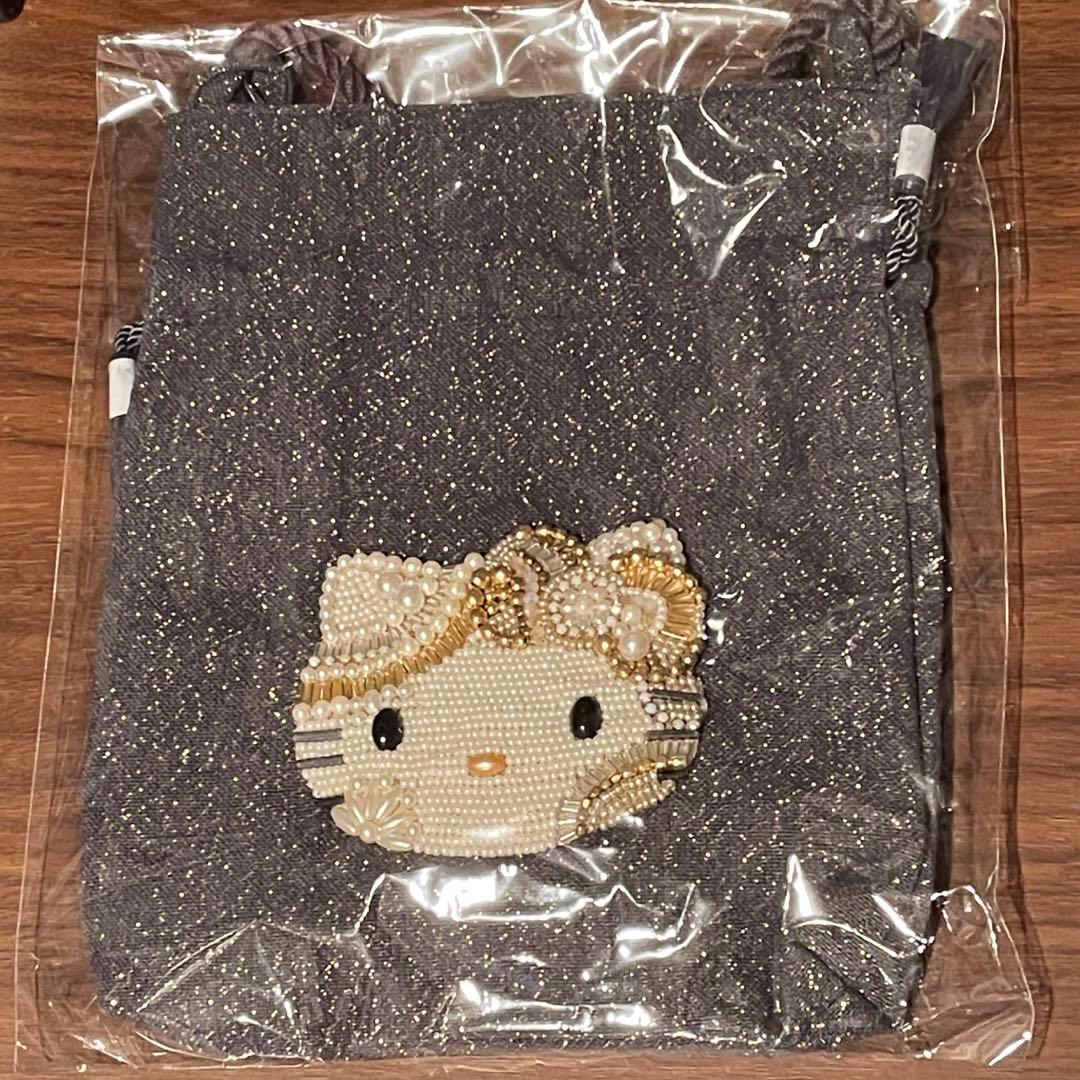 ハローキティ　巾着バッグ　MAY GLOBE