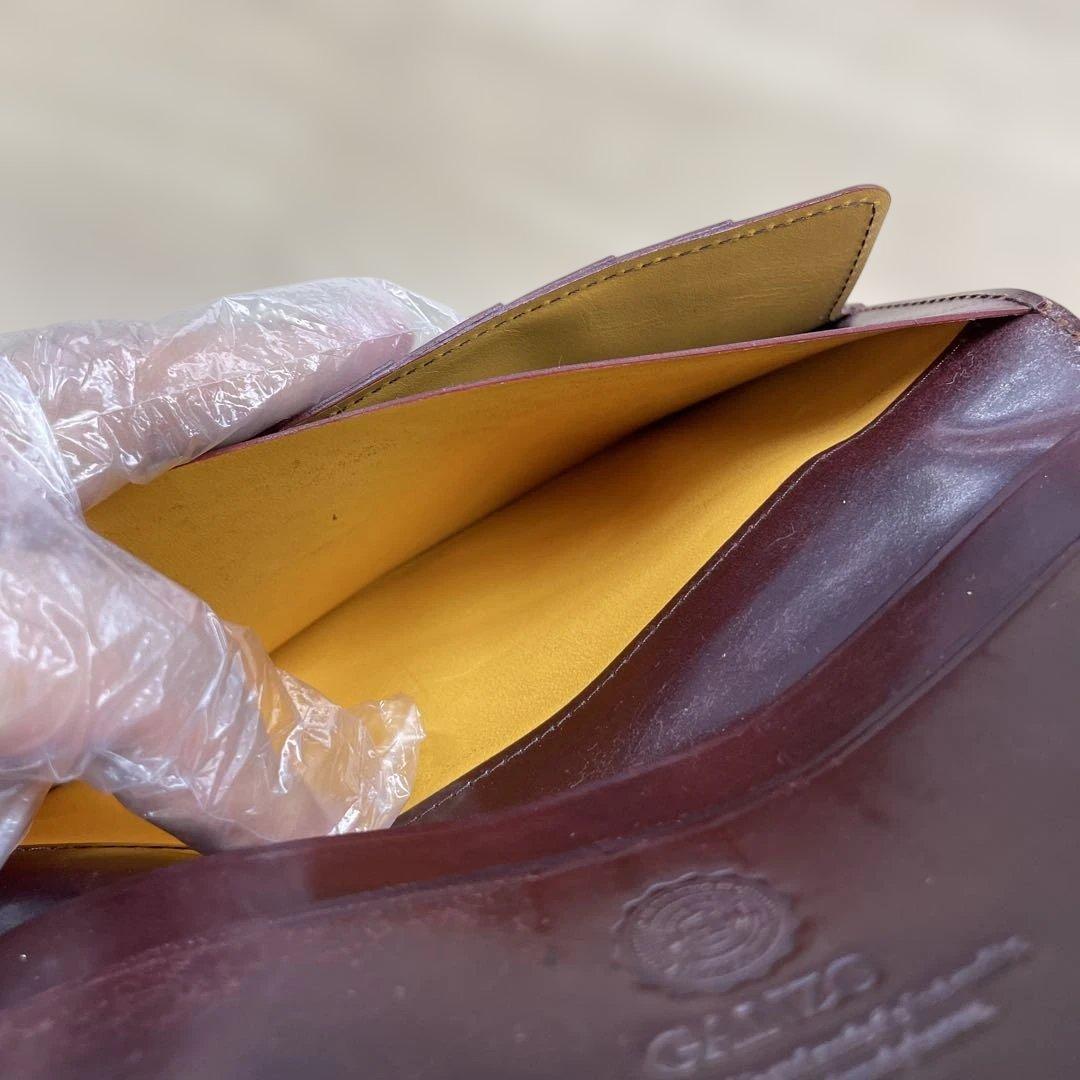 SHELL CORDOVAN シェルコードバン 2マチ無し 長財布　ganzo