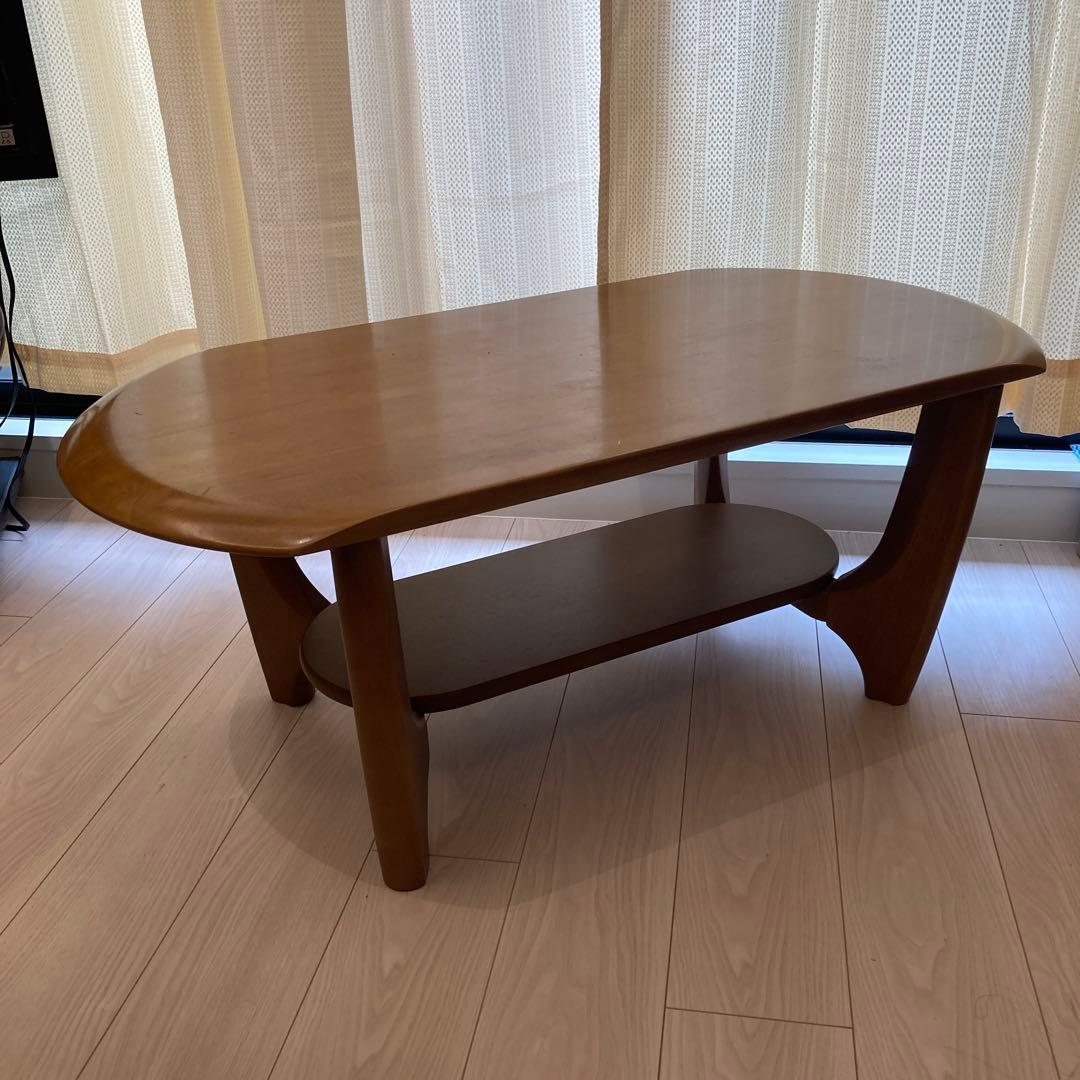 期間限定セール【美品】高級家具　楕円形　ローテーブル