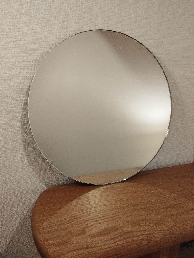 ムーべ　ウォールミラー　50センチ　ブラス