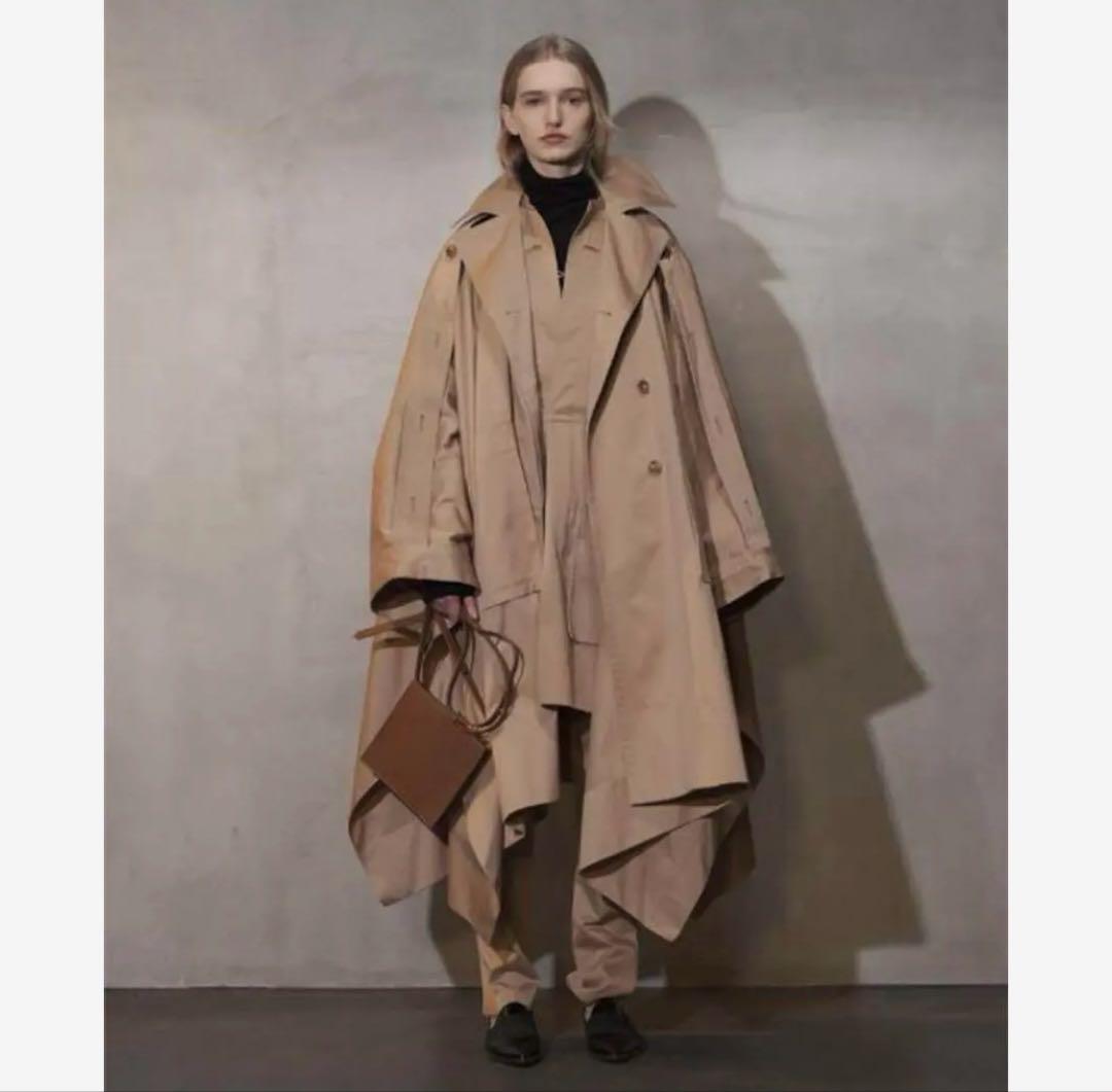 【ハルノブムラタ】ボリュームポンチョコート