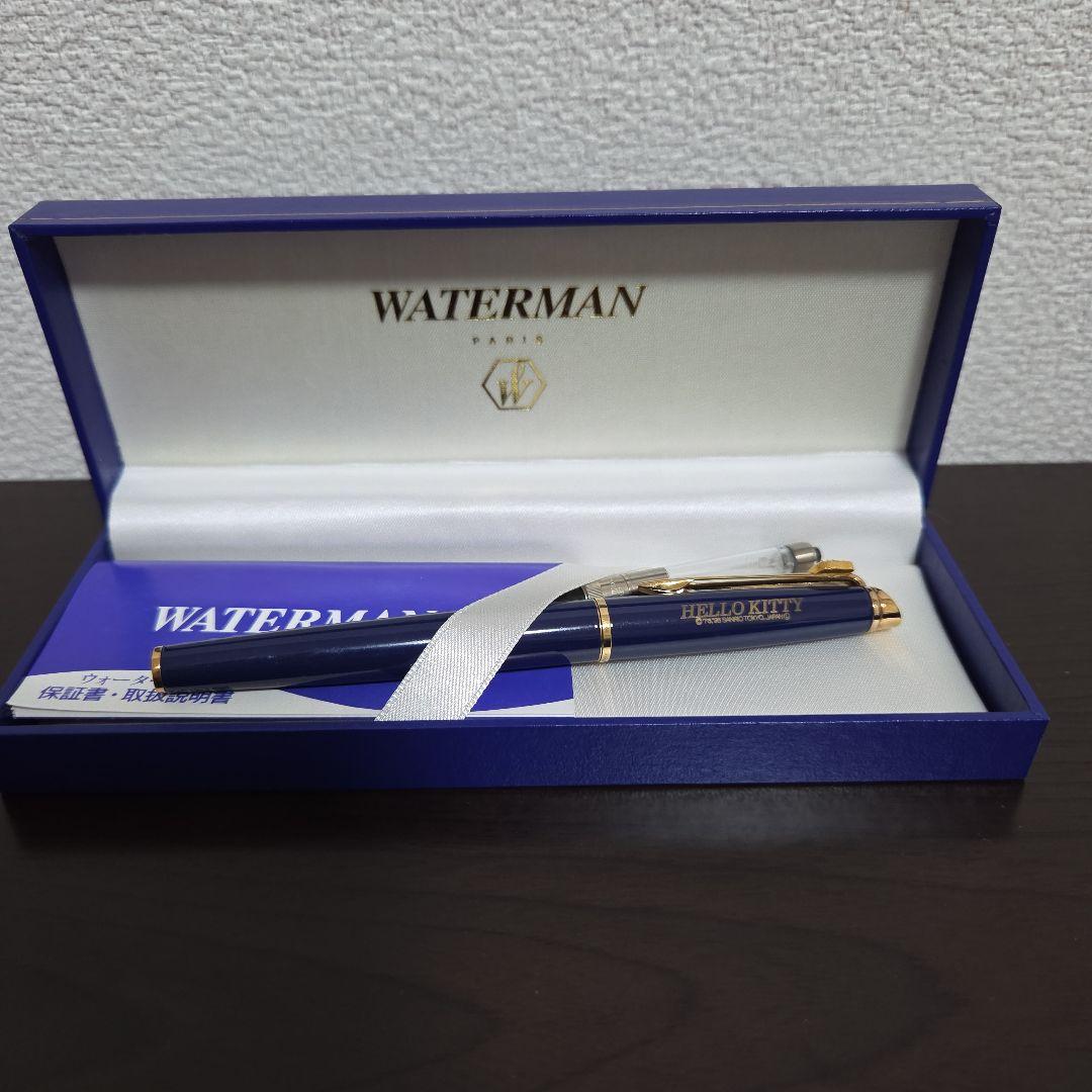 WATERMAN 万年筆 HELLO KITTY 青
