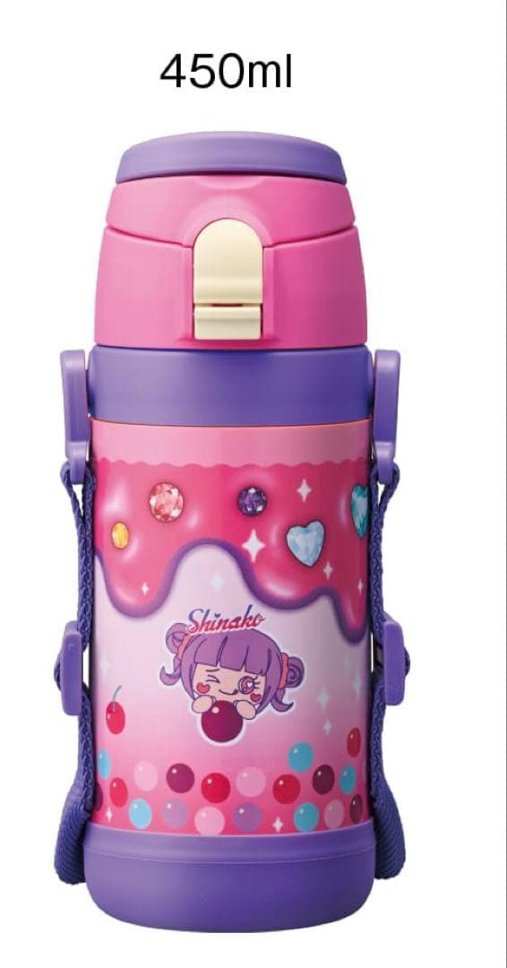 しなこちゃん 3WAYキッズ水筒 450ml