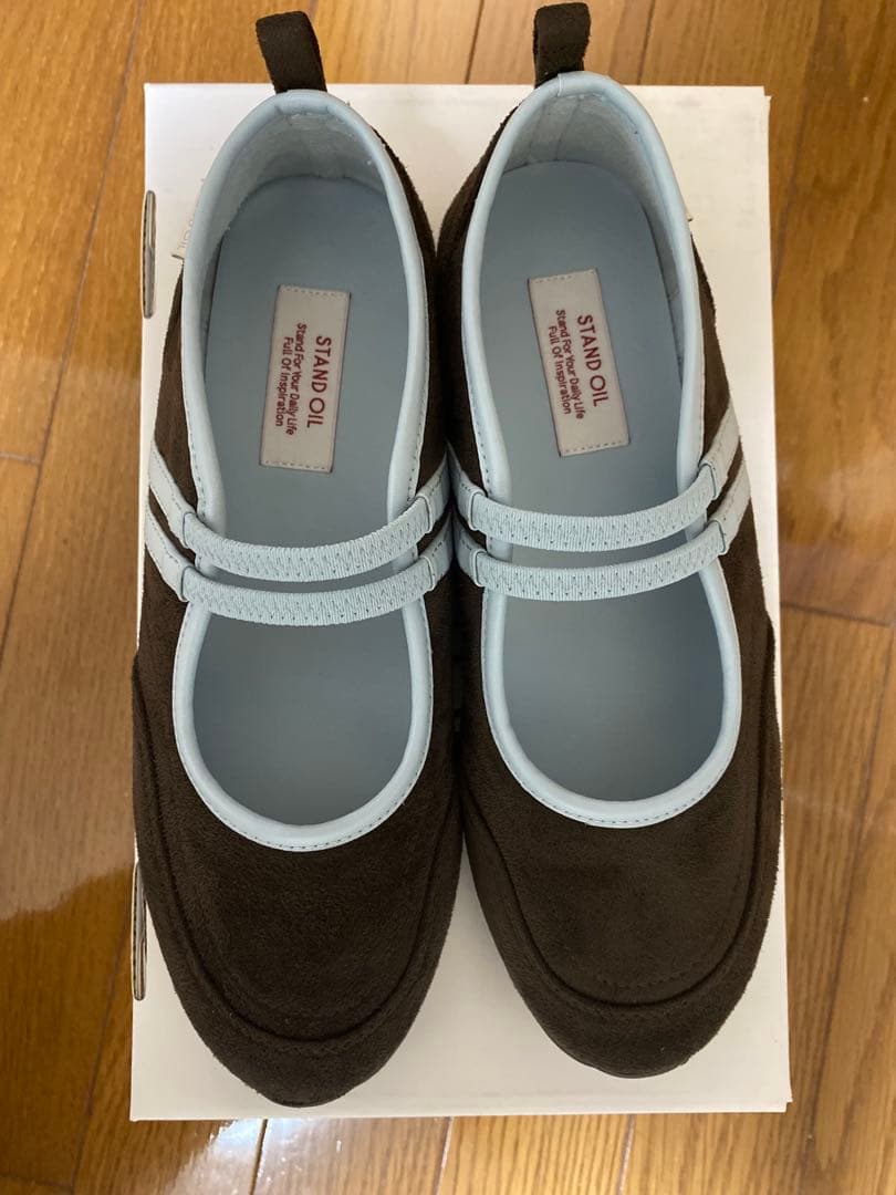 STAND OIL スエード ブラウン スニーカー