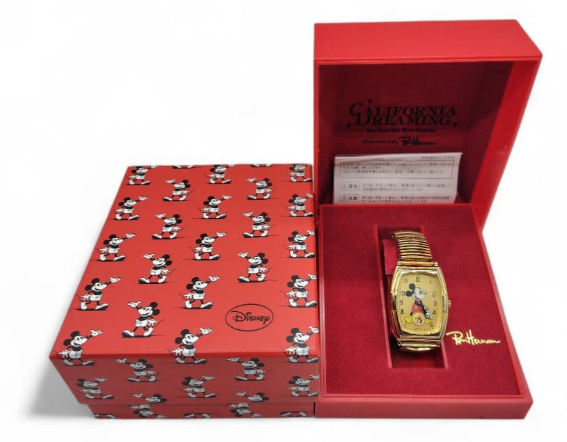 【Lei様】ミッキーマウス 腕時計 復刻モデル 箱付き