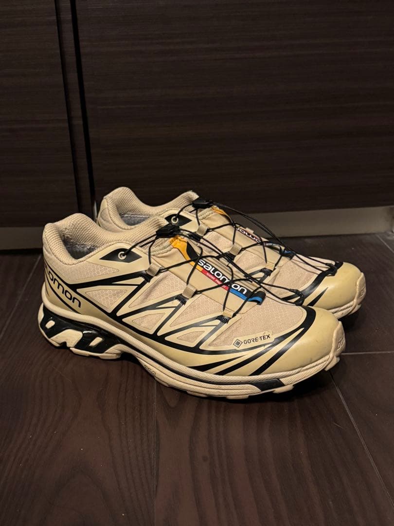 靴 SALOMON XT-6 GORE-TEX 27.5cm safari