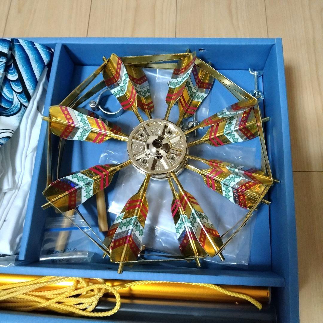 【説明書有】節句　ベランダ　鯉のぼりセット スタンド付き