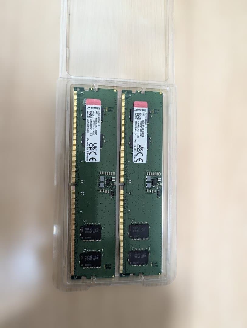 Kingston DDR5 4800MHz 16GB(8GB×2) 動作確認済み