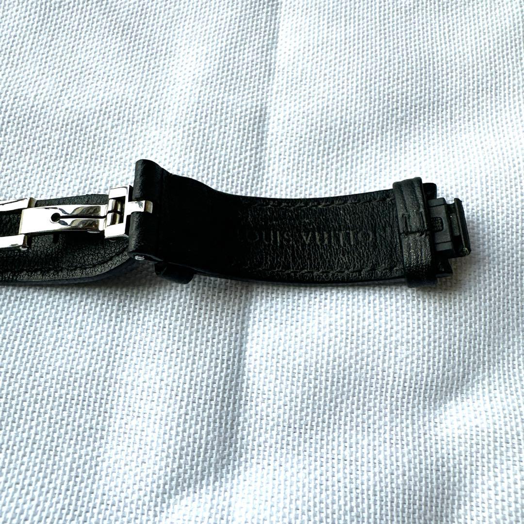 Louis Vuitton ブラックレザーベルト