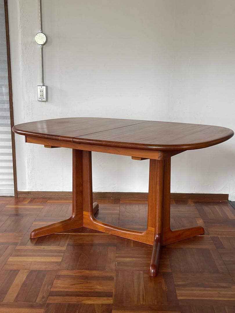北欧 デンマーク ヴィンテージ gudme チーク エクステンション テーブル