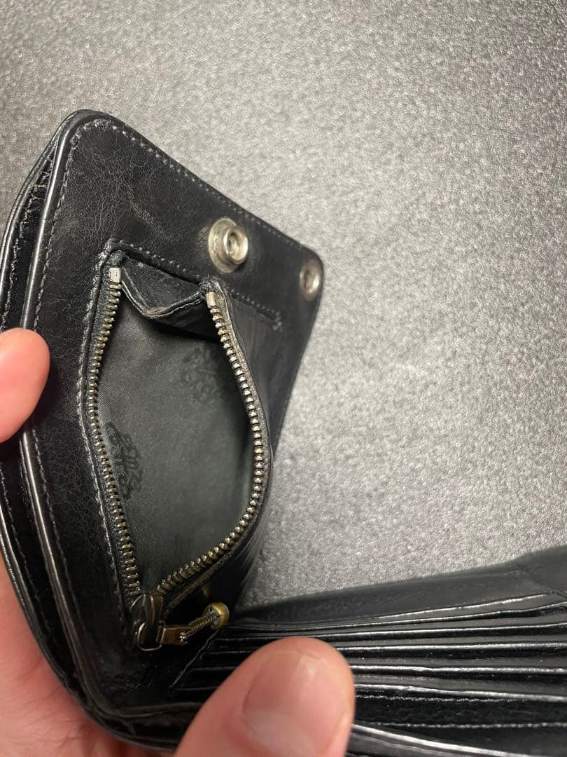 CHROME HEARTS クロムハーツ ワンスナップ ウォレット レザー