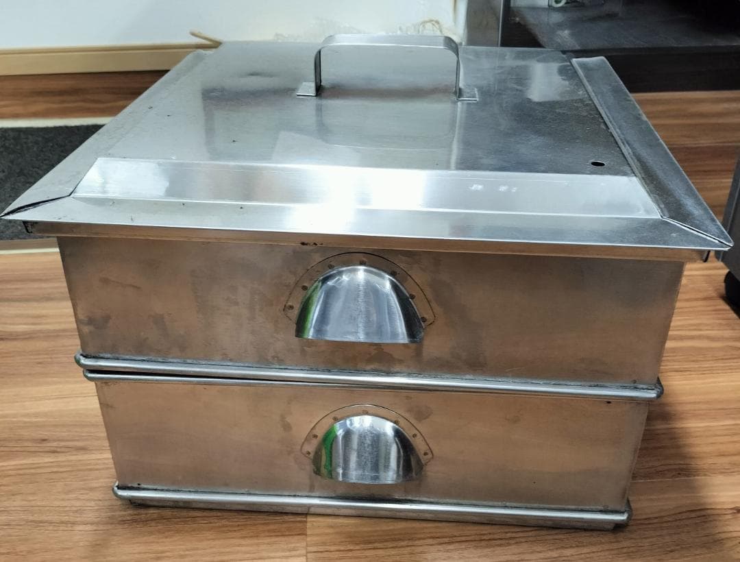 ステンレス製二層蒸し器