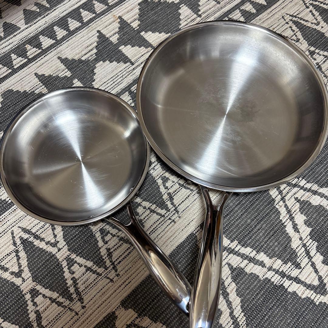 ビタクラフトステンレスフライパン20センチ　30センチ2点セット