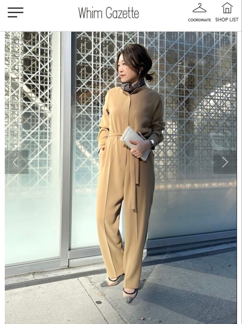 【新品タグ付き】完売Whim Gazette ダブルクロスオールインワン