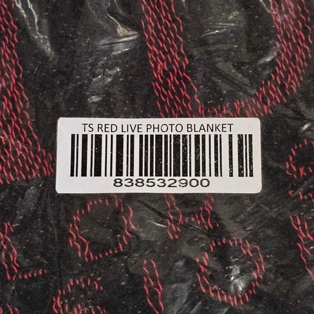 【新品】Taylor Swift Red Live Photo Blanket