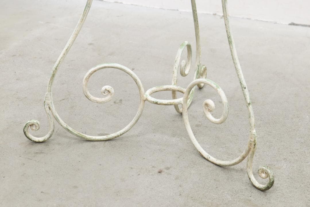 フランス ヴィンテージ クラシカル ガーデンテーブル ダイニング アイアン 1