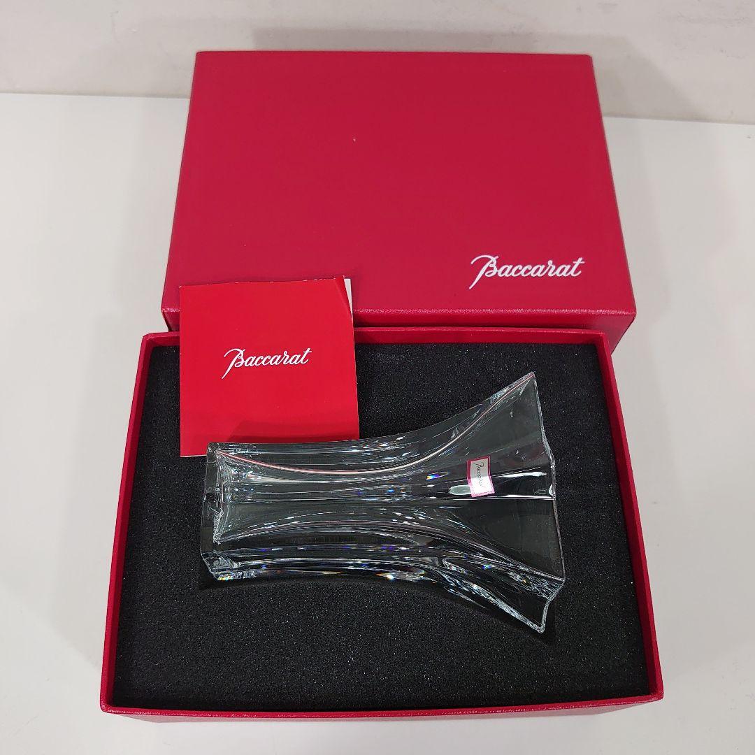 Baccarat バカラ クリスタルフラワーベース 高さ約13cm