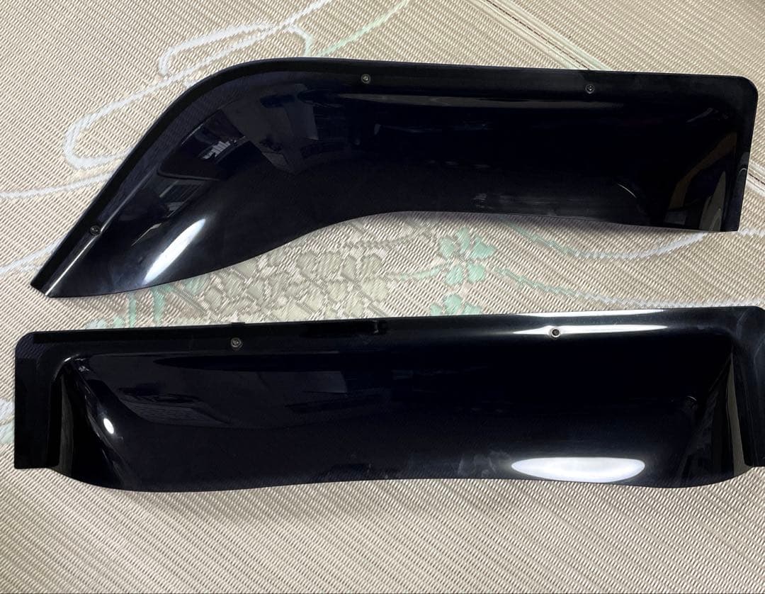 タントカスタム l375s OXバイザー　ダークスモーク　リアフロントセット