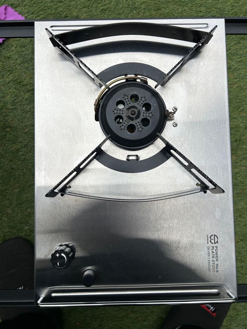 GASWARE ガスウェア パワープレートバーナー No.6 セラミックシルバー