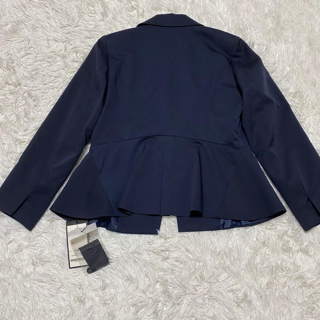 ルイルエブティック 大きいサイズ　3L　パンツスーツ セットアップ　ネイビー