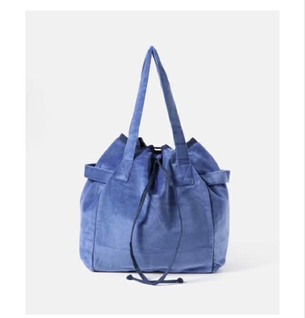 Khadi＆co.　FAUSTO コットンベルベットバッグ