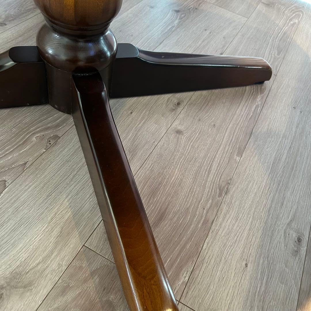 飛騨産業　キツツキ　丸テーブル　ダイニングテーブル　ヴィンテージ　レトロ