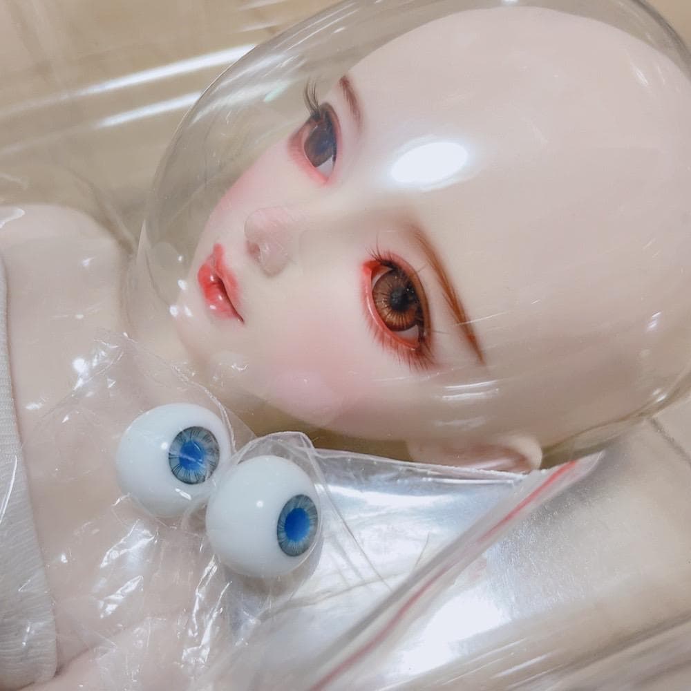 BJD1/3ドールフルセット♡本体 56cm 球体関節人形 眼球 洋服 メイク済