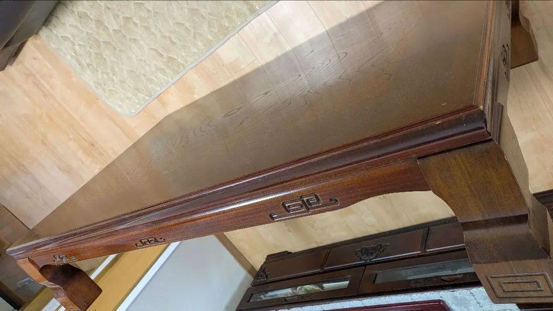 和風　木目模様が素敵なテーブル　座敷机　約150×90
