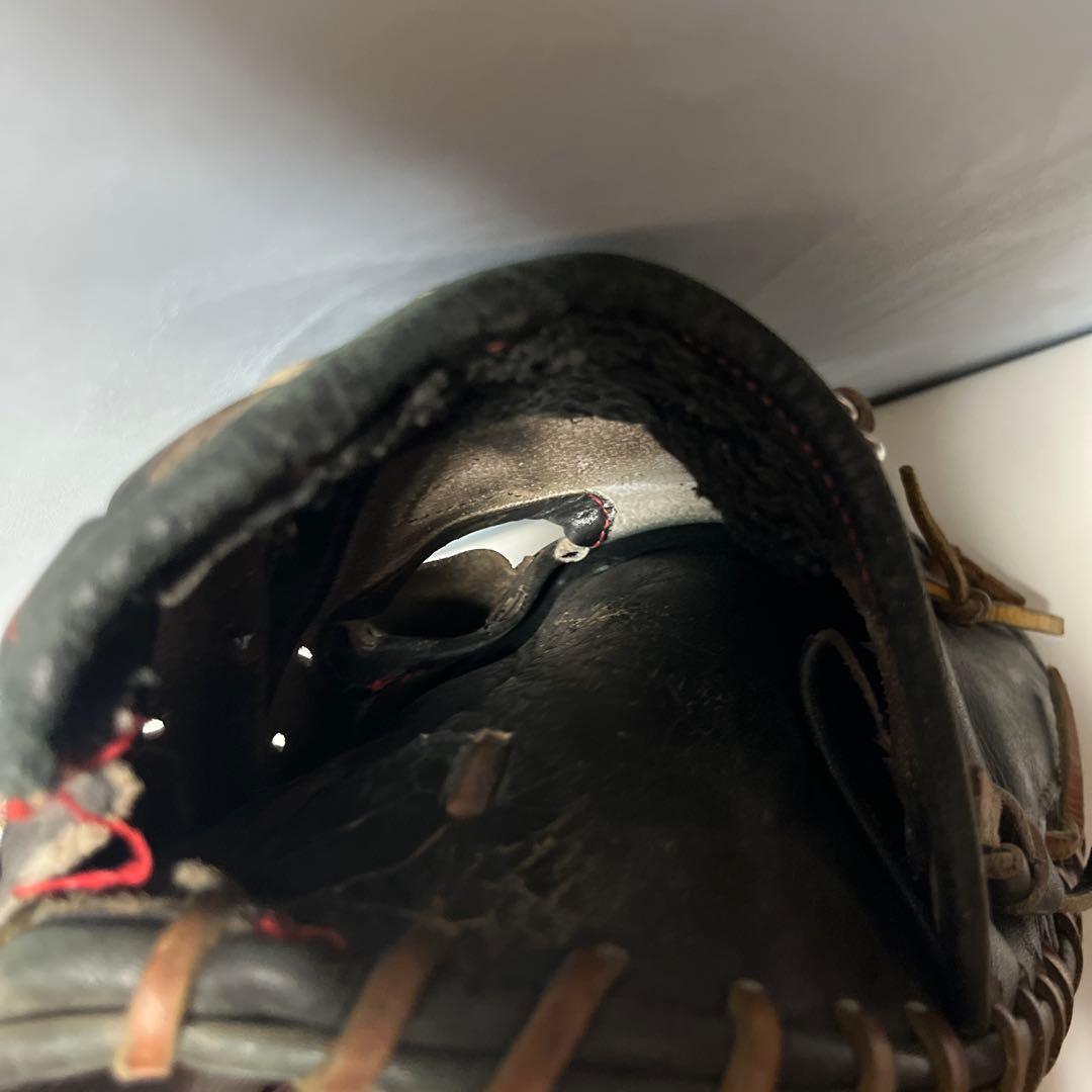 【希少】天皇杯・国体優勝選手使用 キャッチャーミット（ボロボロ）