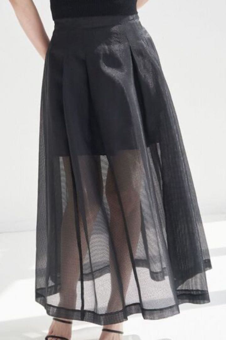 完売品FUJIKO×ELENDEEK 2WAYSHEERCHECK FLARED