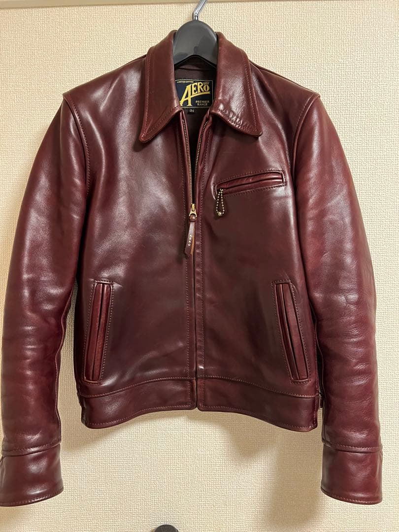 エアロレザー ハイウェイマン プレミアレンジ 34 コードバンカラー