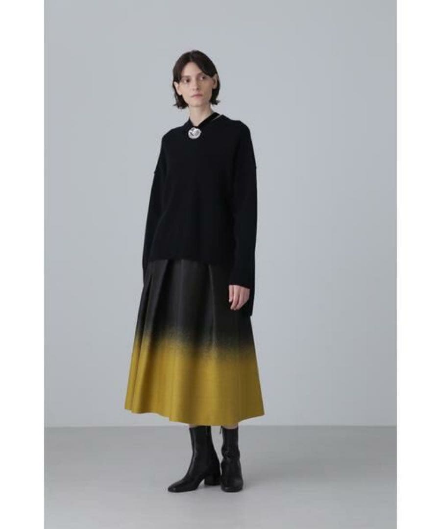 ADORE アドーア ウールカシミヤトップス ブラック ニット