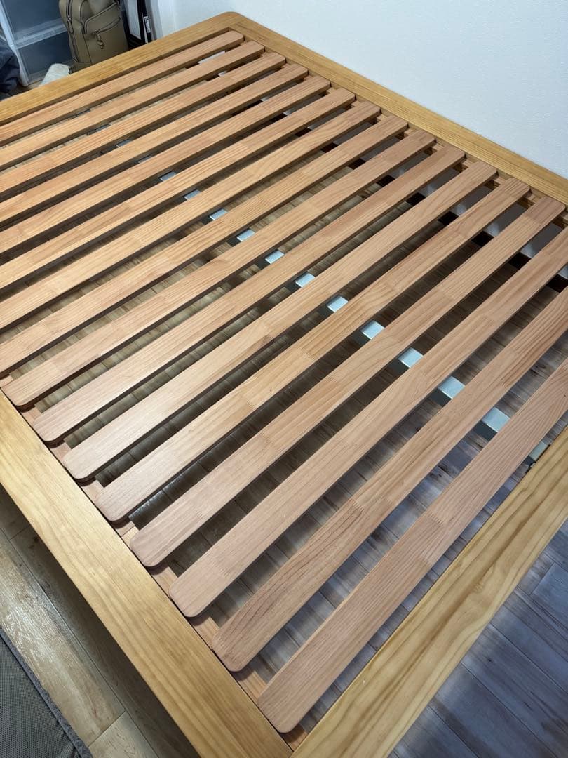 コアラマットレス　ミライカスタム　ベッドフレーム　クイーンサイズ　すのこベッド