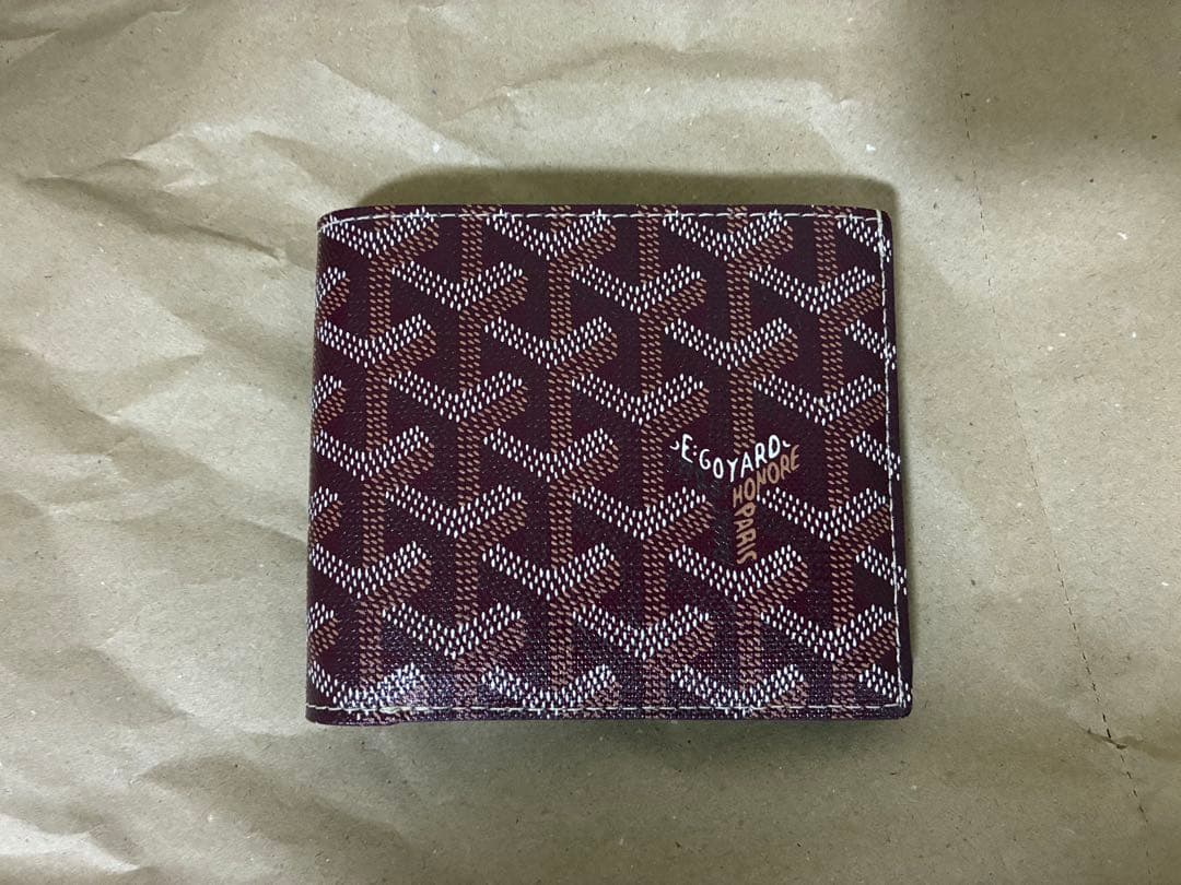 【極美品】ゴヤール　ヴィクトワール　二つ折り財布　激レア　ディスプレイ品