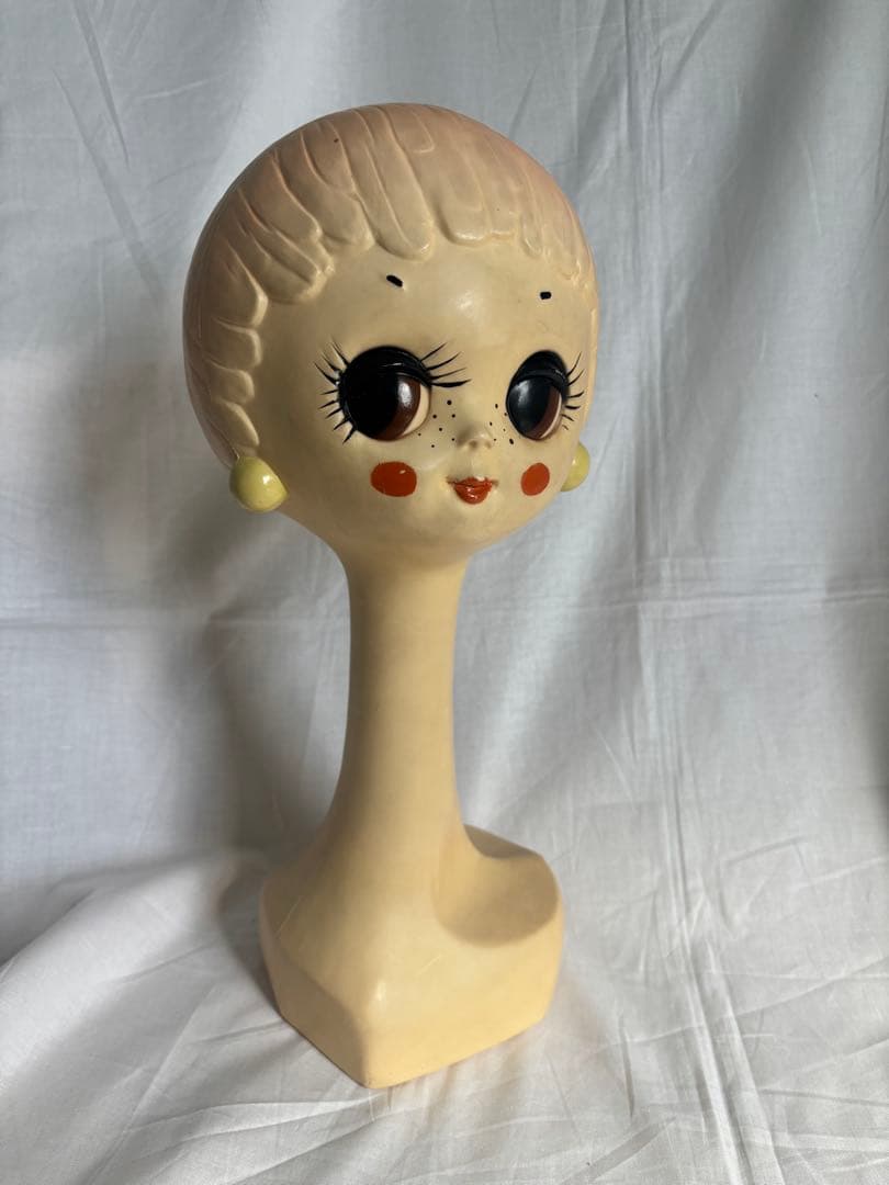 ツイッギー マネキンハット トルソー ヘッドマネキン