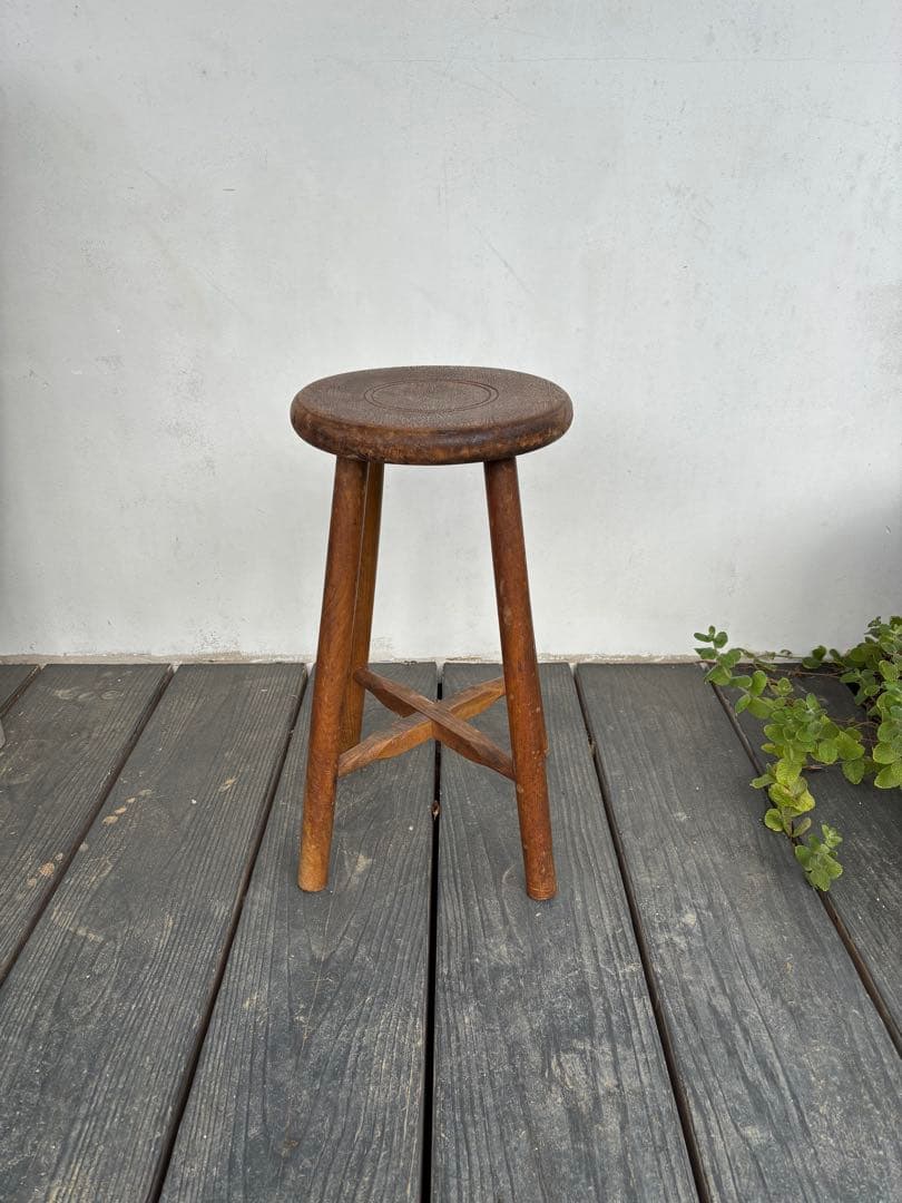 Vintage stool ビンテージ　スツール　検　椅子　アンティーク　レトロ