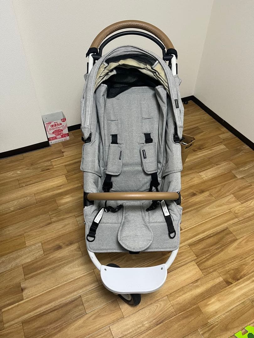 グレー ベビーカー ポリエステル製