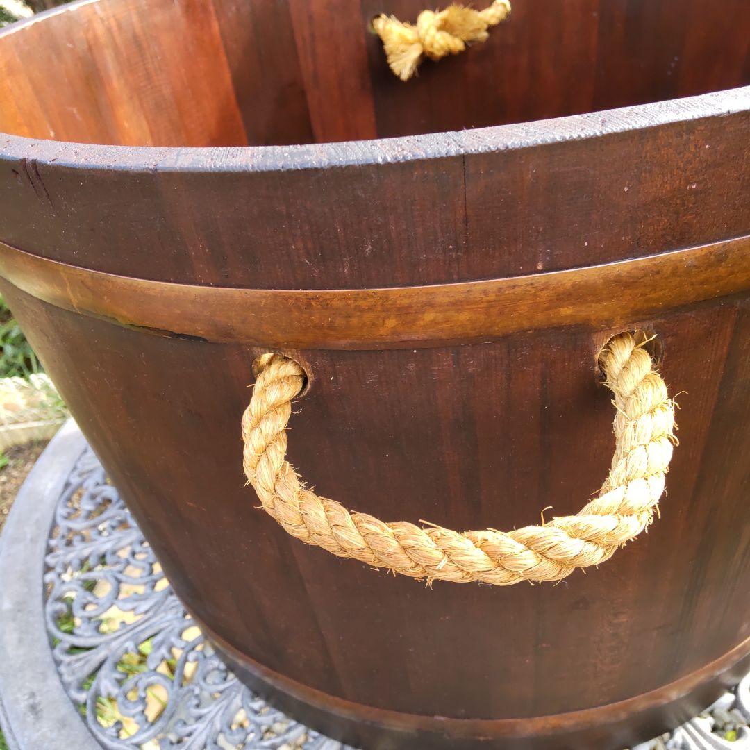 【サントリー】木製　 ワイン樽　プランター 樽型　ビンテージ