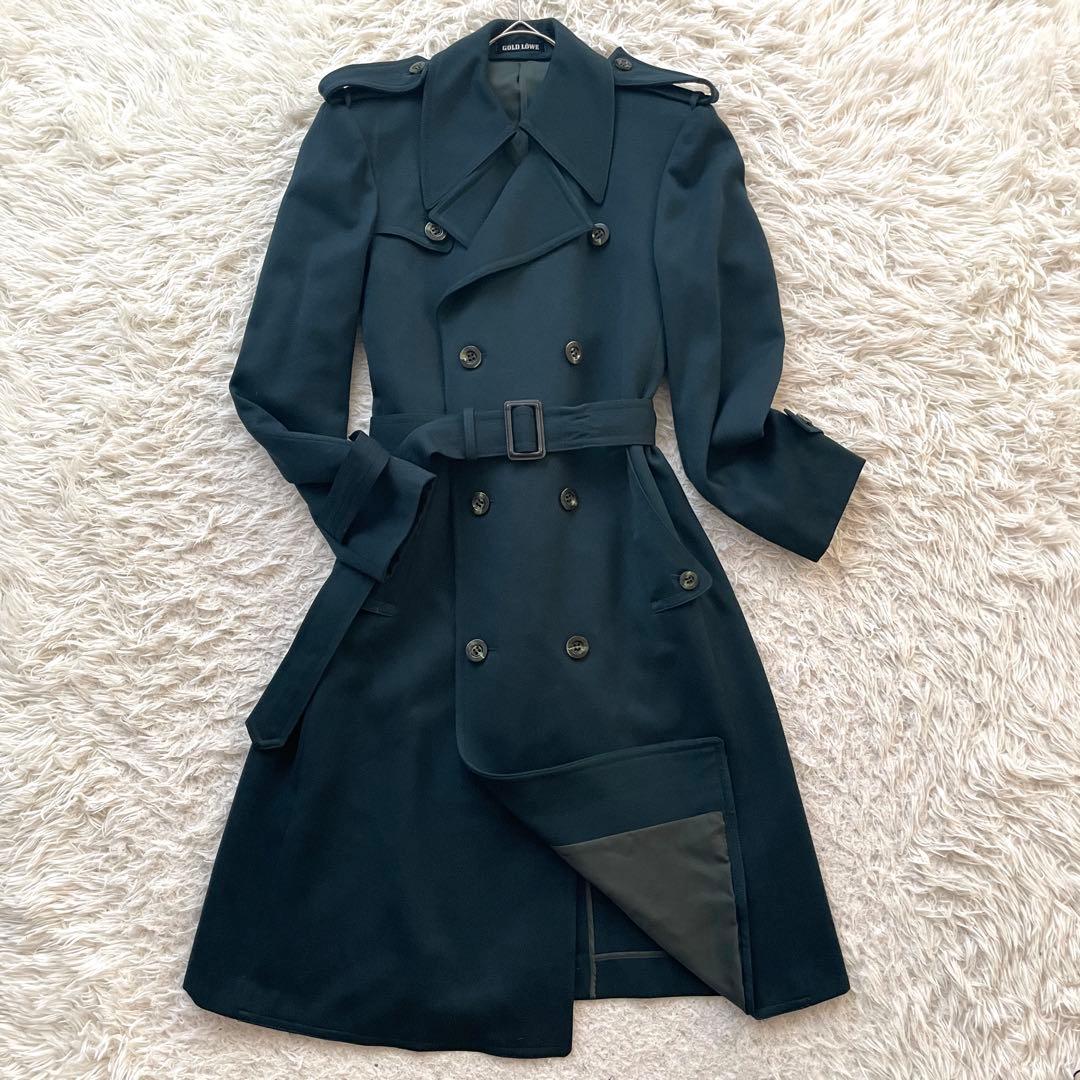 Gold Lowe ヴィンテージ　ダブル　トレンチ　コート　ロング