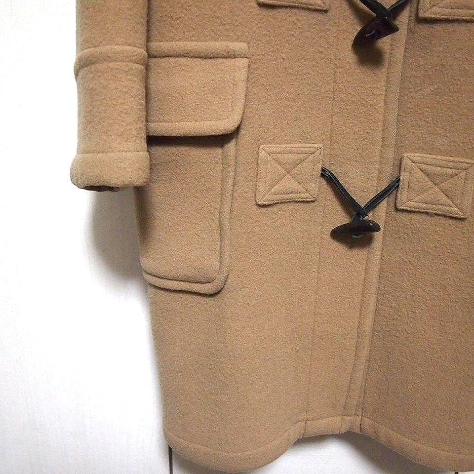 【美品★38】バーバリー ブルーレーベル　ノバチェック　ダッフルコート　キャメル