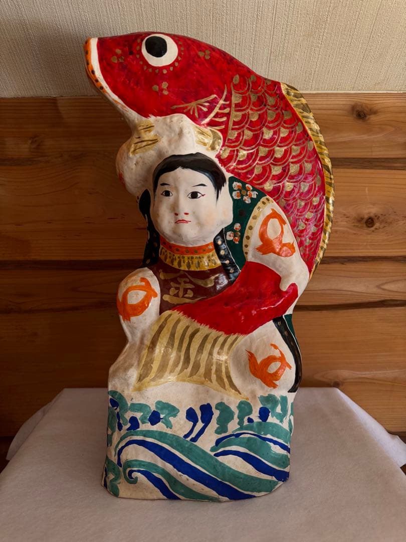 廃絶 常石張子『鯉金』 鯉担ぎ金時 郷土玩具 民藝 伝統文化 芸術 広島