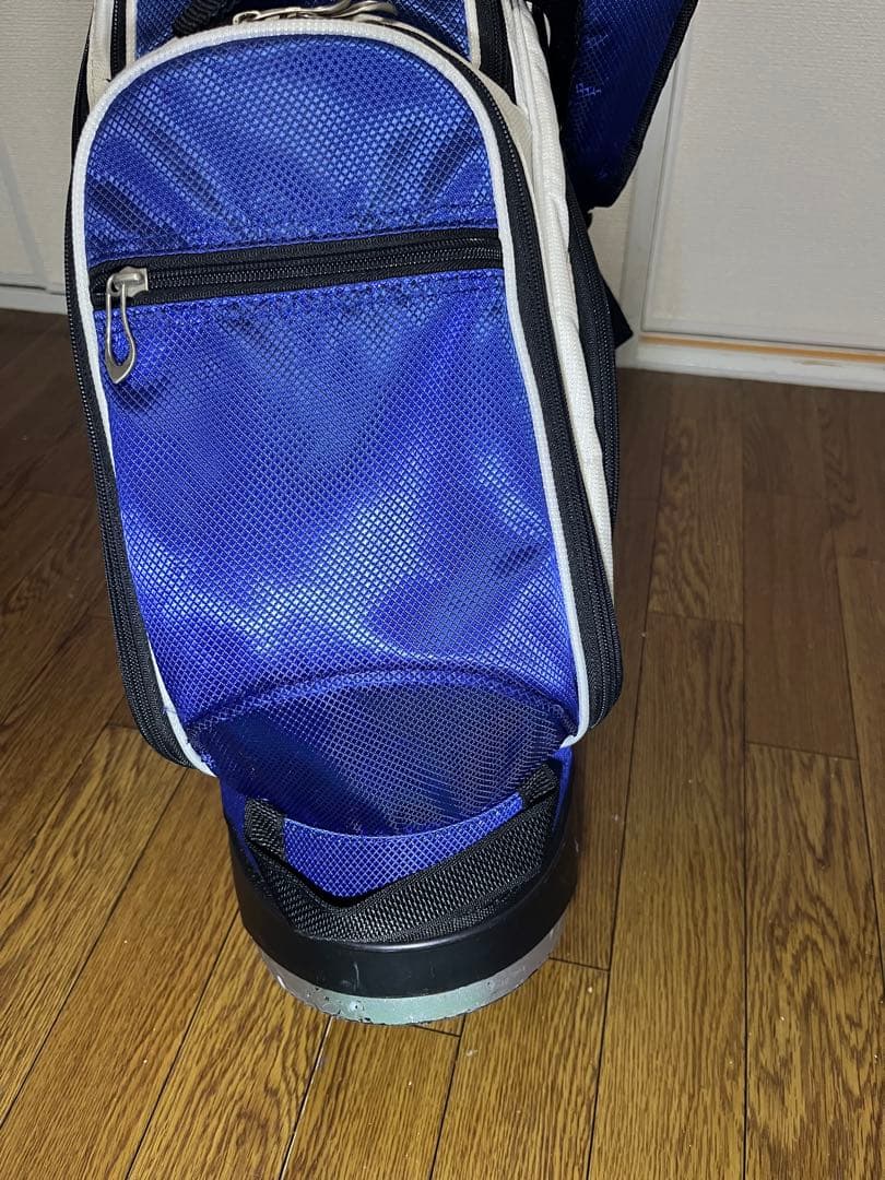 Mizuno ゴルフキャディバッグ ホワイト/ブルー