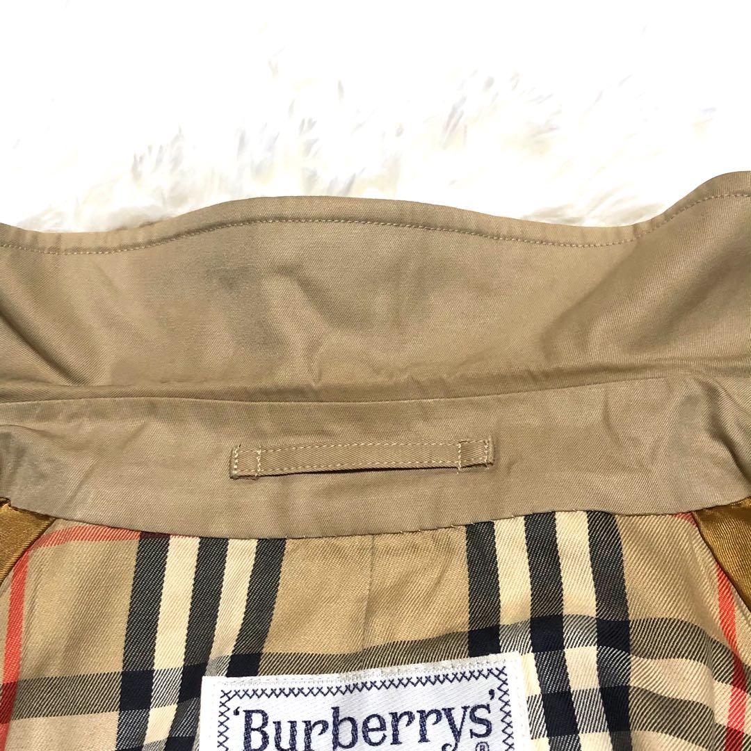 良品　BURBERRYS バーバリー　ステンカラーコート ノバチェック　L