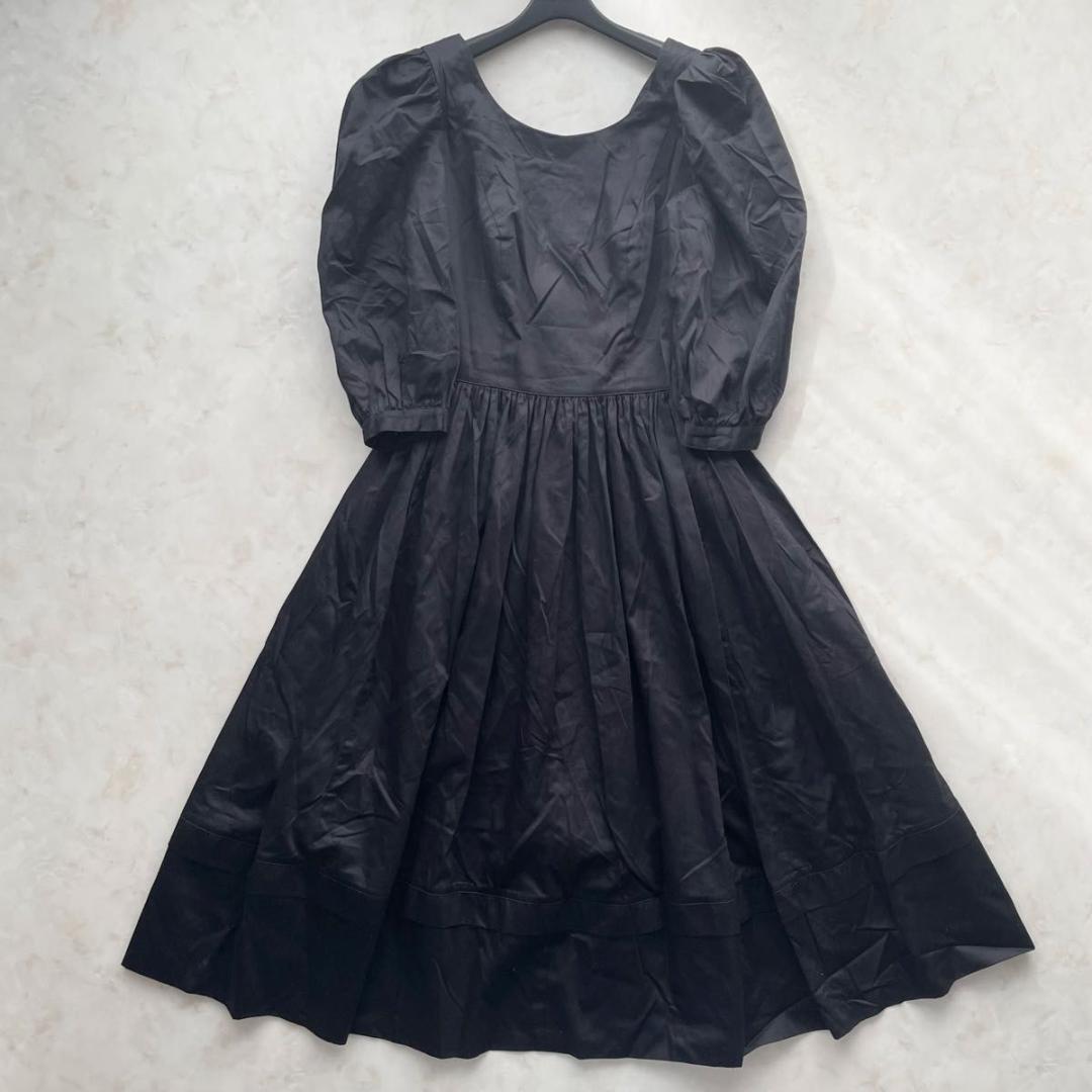 Laura Ashley 10 ワンピース ブラック レディース 人気