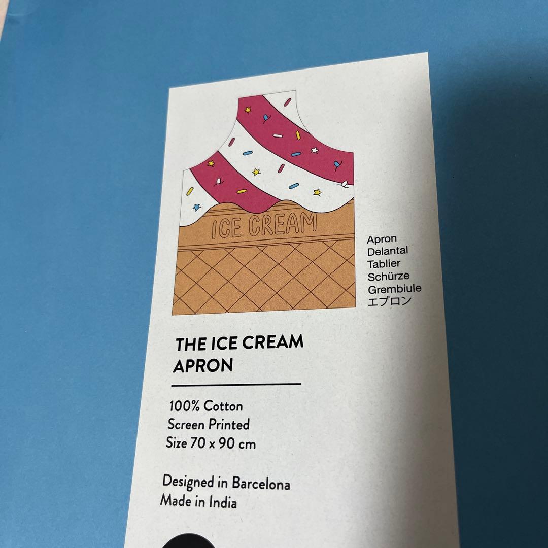 レア　ドラマ逃げ恥柄違い　新品　エプロン　WOOUF!BARCELONA