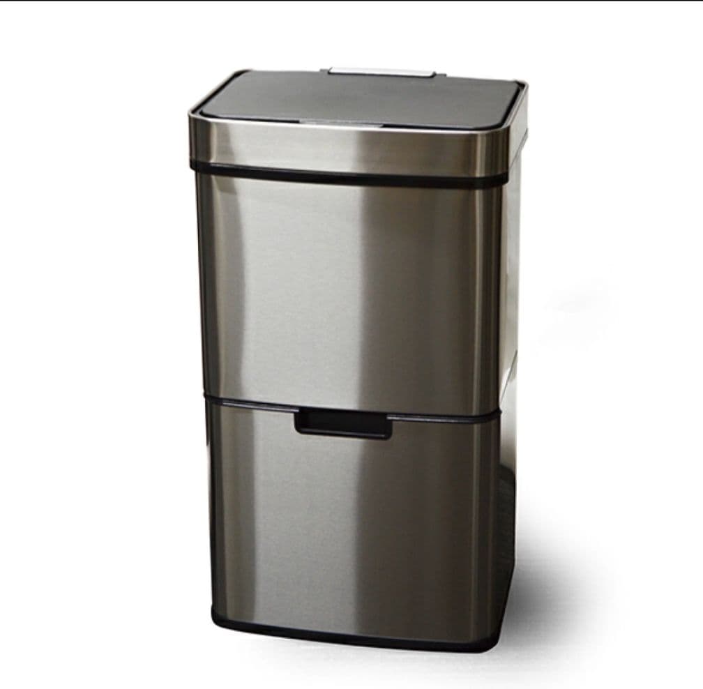 シルバー ごみ箱 62L 自動開閉機能