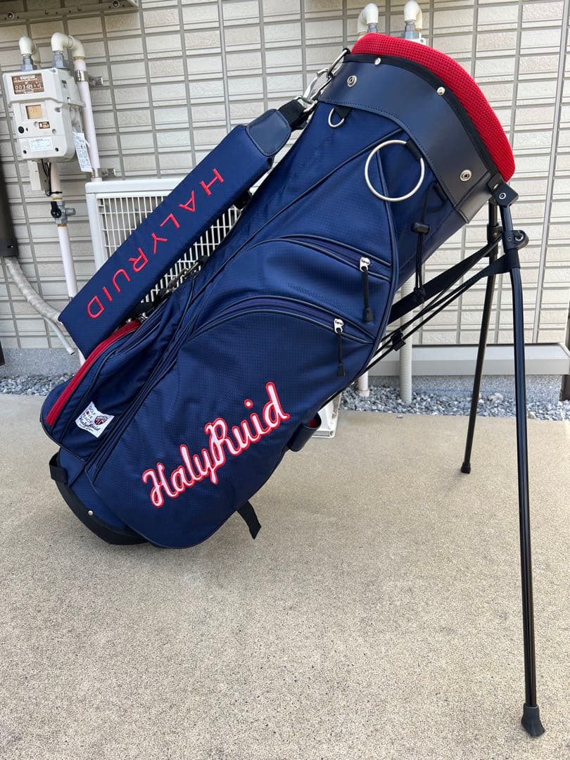 HALYRUID　スタンド式キャディーバック　ネイビー