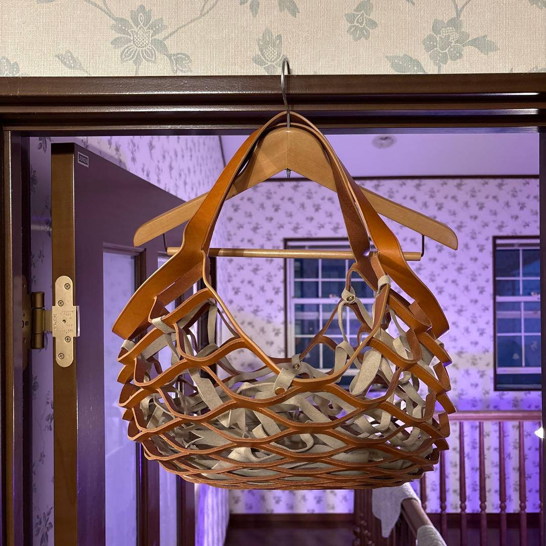 il micio 編み込みバスケット バック