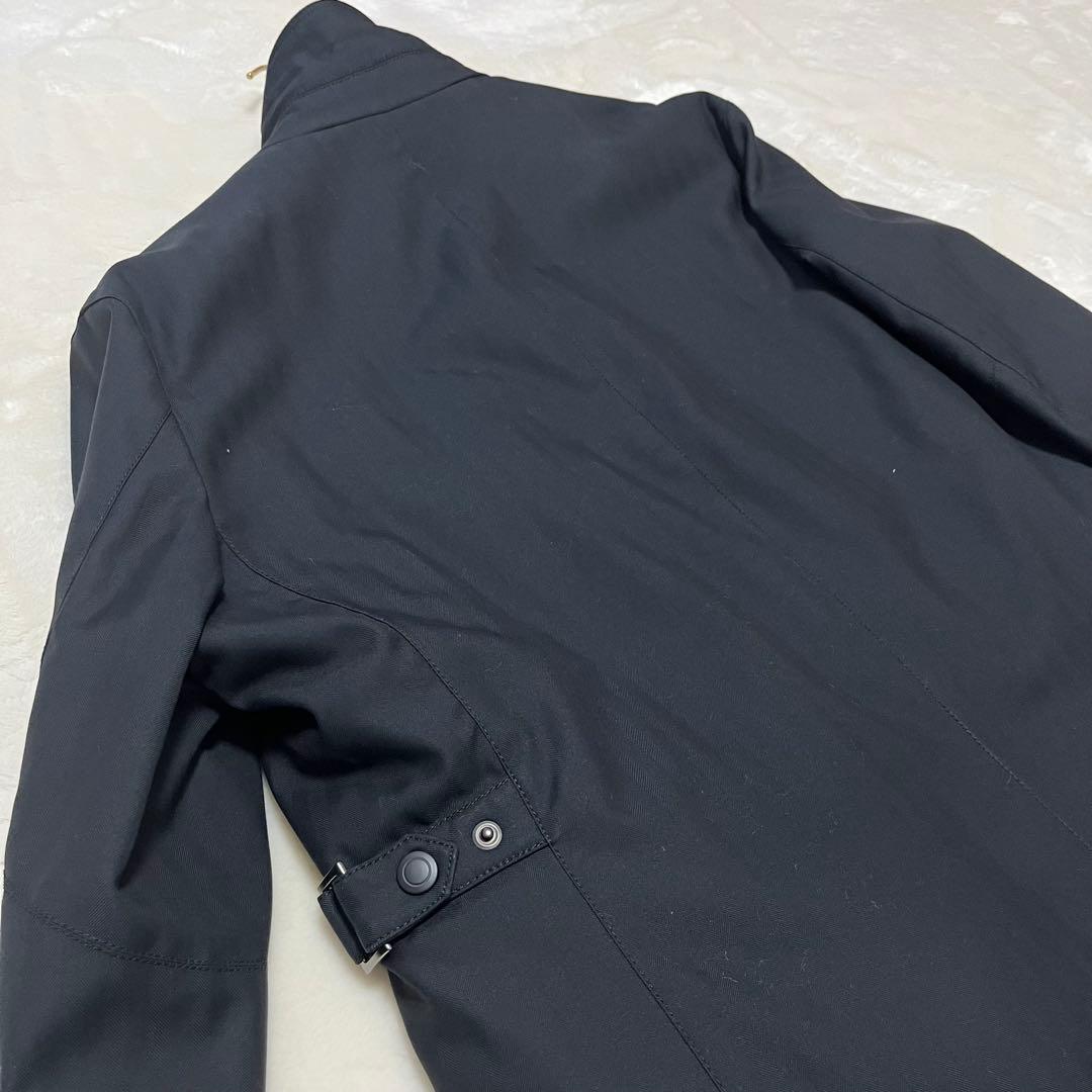 美品✨ダーバン　ステンカラーコートM ダウンライナー付　2WAYブラック　ロング