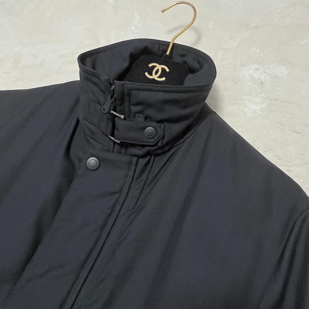 美品✨ダーバン　ステンカラーコートM ダウンライナー付　2WAYブラック　ロング